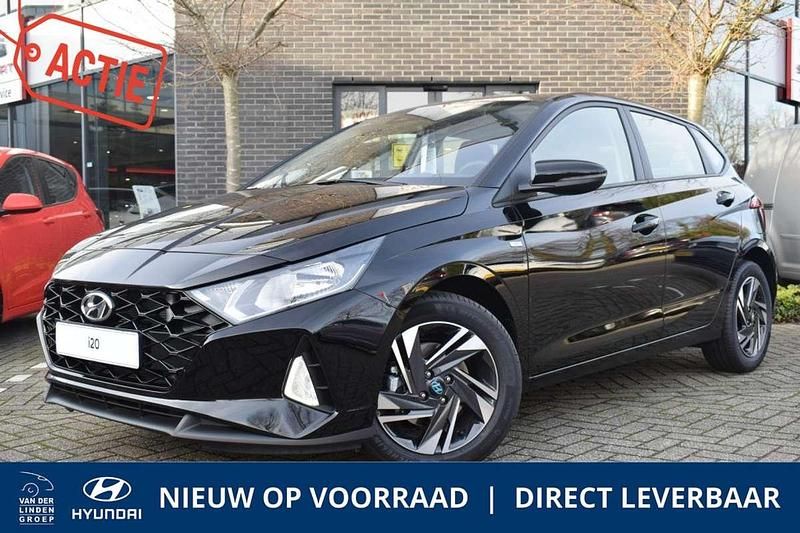 Zwart Nieuw 2025 Hyundai i20 Comfort Hatchback | € 30.768 (Iets duurder) - Afbeelding 1/4