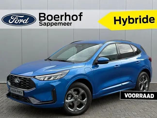 Blauw Nieuw 2025 Ford Kuga ST-Line SUV | € 41.390 (Super prijs) - Afbeelding 1/4