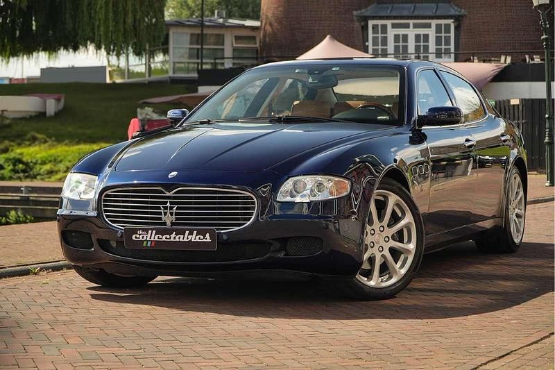 Blauw, metallic lak Gebruikt 2007 Maserati Quattroporte Sedan | € 31.990 (Iets duurder) - Afbeelding 1/4