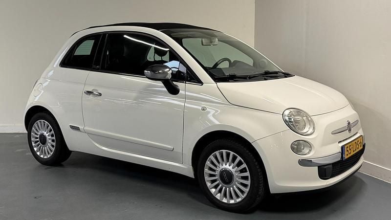 Occasion Fiat 500C Lounge 69 PK (50 kW) 2010 Wit Cabriolet