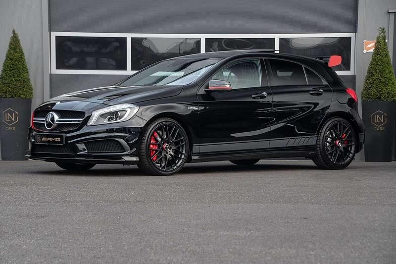 Zwart Gebruikt 2014 Mercedes A45 AMG AMG Hatchback | € 23.950 (Eerlijke prijs) - Afbeelding 1/4