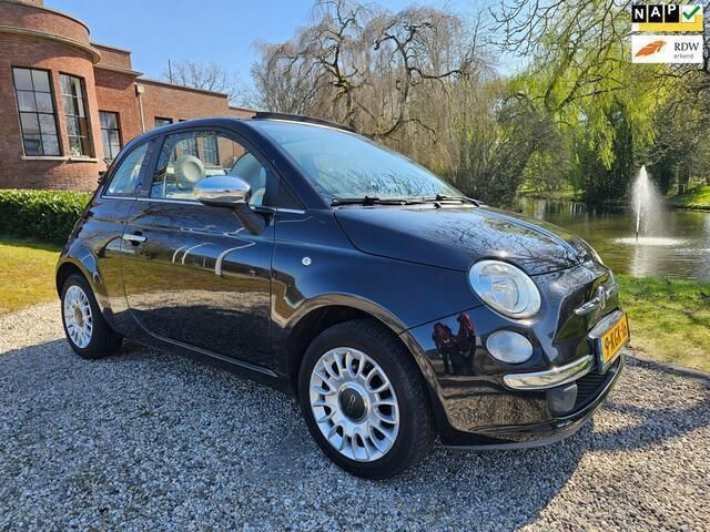 Zwart Gebruikt 2013 Fiat 500C Pop Cabriolet | € 4.999 (Eerlijke prijs) - Afbeelding 1/4