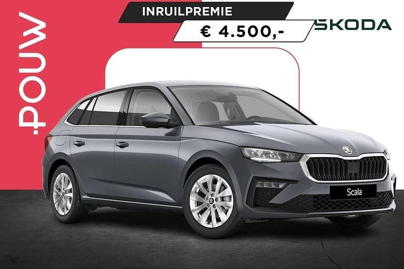 Grijs Nieuw 2025 Skoda Scala Business Line Hatchback | € 37.950 (Duur) - Afbeelding 1/4