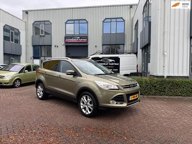 Groen Gebruikt 2013 Ford Kuga Titanium SUV | € 13.495 (Eerlijke prijs) - Afbeelding 1/4