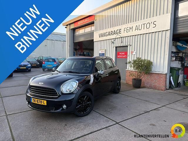 Zwart Gebruikt 2012 Mini One Countryman Business SUV | € 8.950 (Eerlijke prijs) - Afbeelding 1/4
