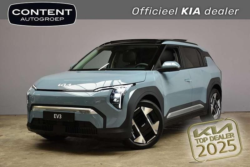 Blauw Nieuw 2025 Kia EV3 2 SUV | € 41.990 (Eerlijke prijs) - Afbeelding 1/4