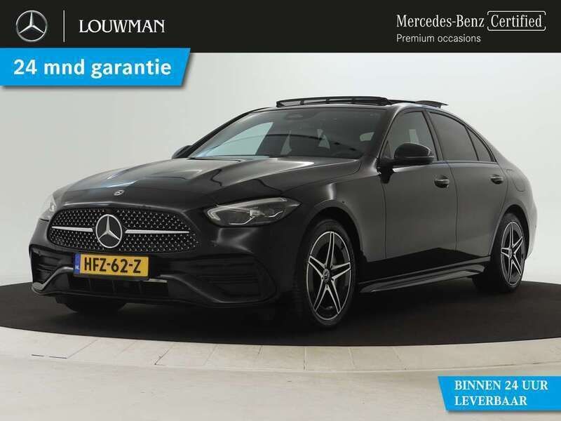 Zwart Gebruikt 2024 Mercedes C300e AMG line Sedan | € 53.950 (Goede deal) - Afbeelding 1/3