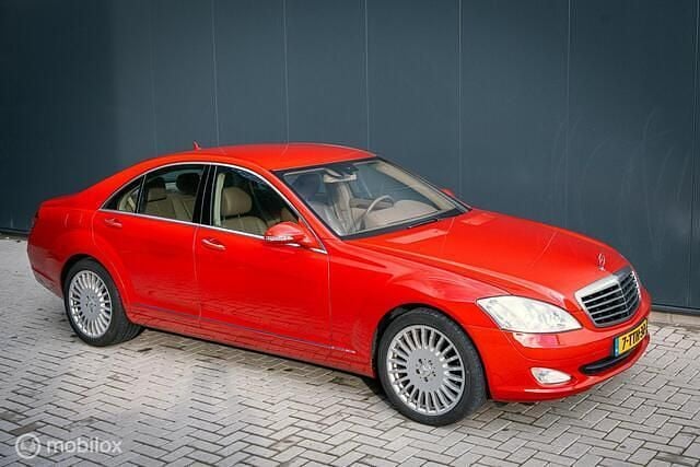 Rood Gebruikt 2006 Mercedes S350 Prestige Sedan | € 13.950 (Eerlijke prijs) - Afbeelding 1/4