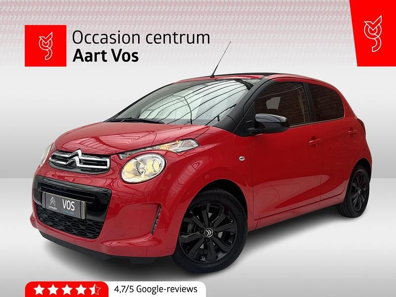 Rood Gebruikt 2021 Citroën C1 Shine Hatchback | € 12.395 (Iets duurder) - Afbeelding 1/4