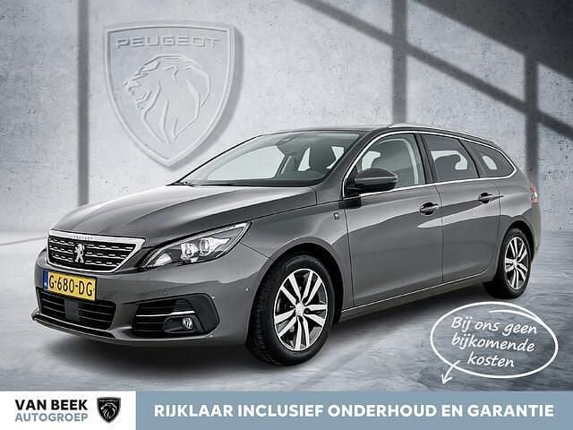 Grijs (metallic) Occasion 2019 Peugeot 308 SW Stationwagen | € 11.900 (Super prijs) - Afbeelding 1/4