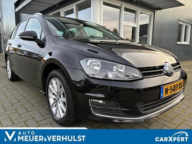 Zwart Gebruikt 2015 VW Golf VII LOUNGE Stationwagen | € 11.500 (Eerlijke prijs) - Afbeelding 1/4