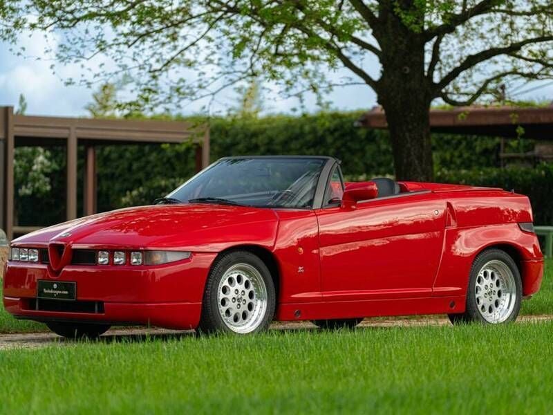 Roodrosso alfa Gebruikt 1993 Alfa Romeo SZ/RZ Cabriolet | € 125.000 - Afbeelding 1/4