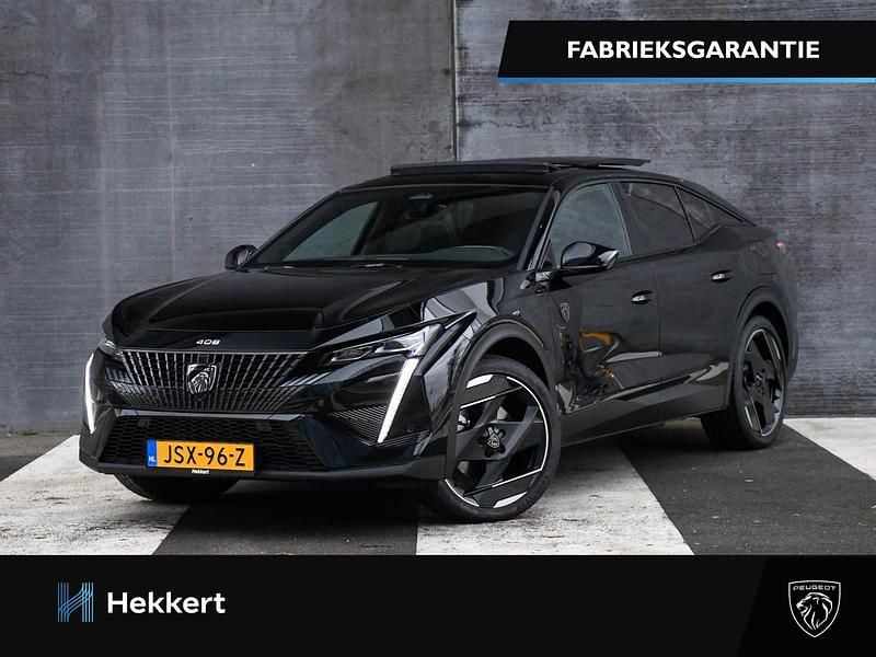 Zwart Nieuw 2025 Peugeot 408 GT GT Hatchback | € 54.577 (Eerlijke prijs) - Afbeelding 1/4