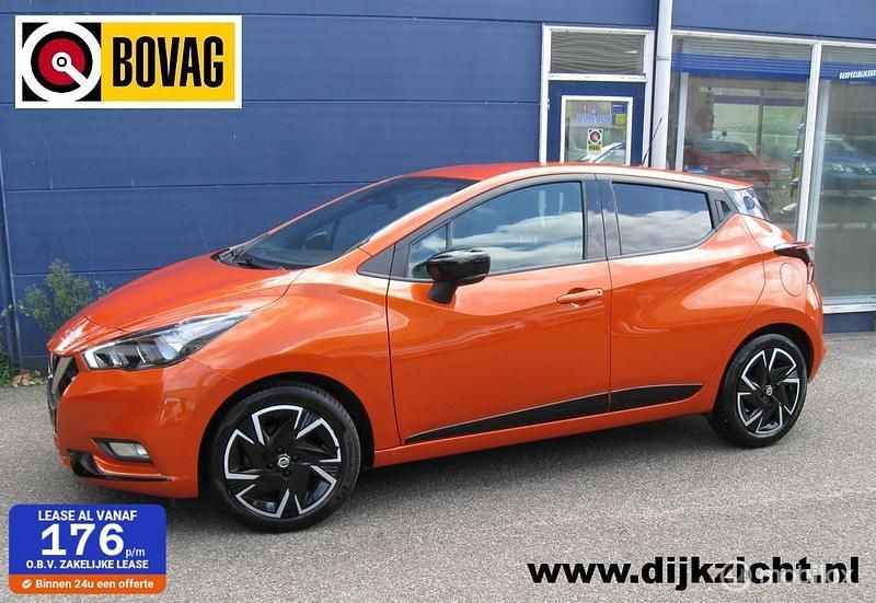 Oranje Gebruikt 2021 Nissan Micra Hatchback | € 12.945 (Eerlijke prijs) - Afbeelding 1/4