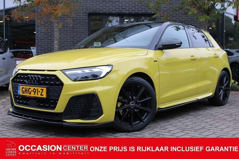 Geel Gebruikt 2022 Audi A1 Sportback S-Line Hatchback | € 29.950 (Iets duurder) - Afbeelding 1/4