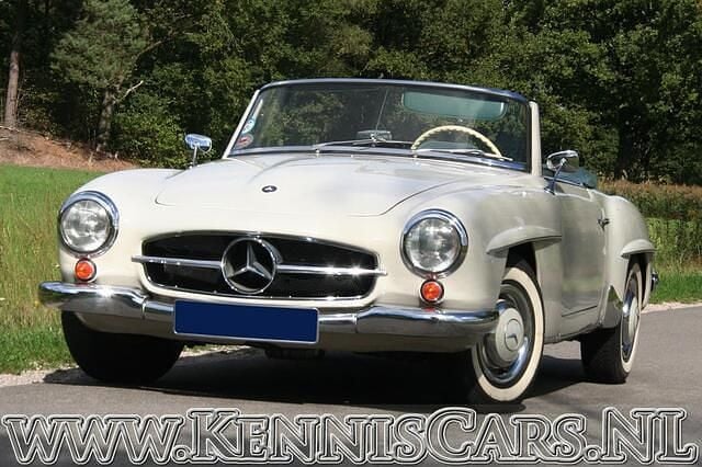 Beige Gebruikt 1963 Mercedes 190 Cabriolet | € 98.900 - Afbeelding 1/4