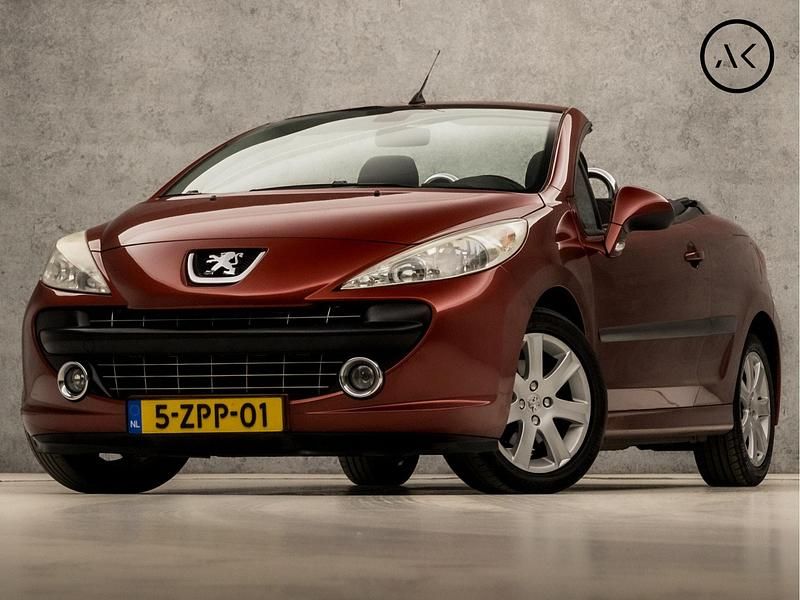 Rood Gebruikt 2007 Peugeot 207 Cabriolet | € 4.445 (Eerlijke prijs) - Afbeelding 1/4