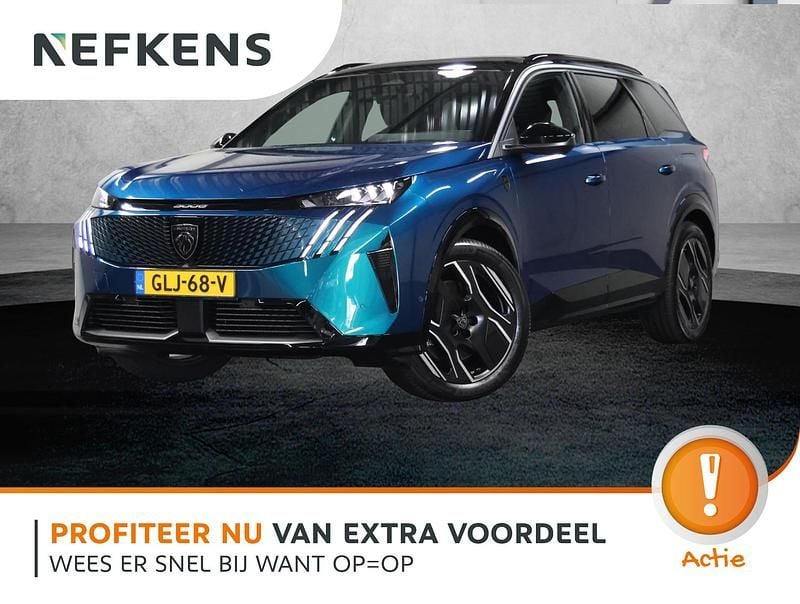 Blauw Nieuw 2024 Peugeot e-5008 Avantage SUV | € 40.900 - Afbeelding 1/4