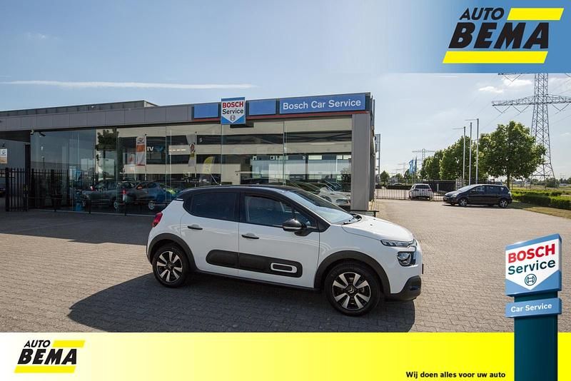 Wit Gebruikt 2023 Citroën C3 Feel Hatchback | € 15.950 (Super prijs) - Afbeelding 1/4