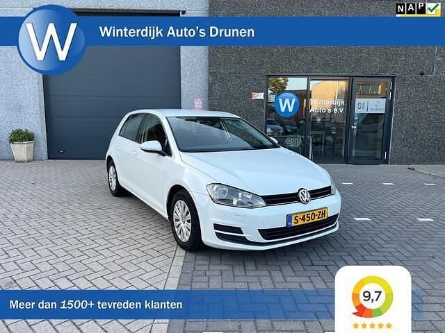 Wit Gebruikt 2014 VW Golf VII Trendline Hatchback | € 6.999 (Goede deal) - Afbeelding 1/4