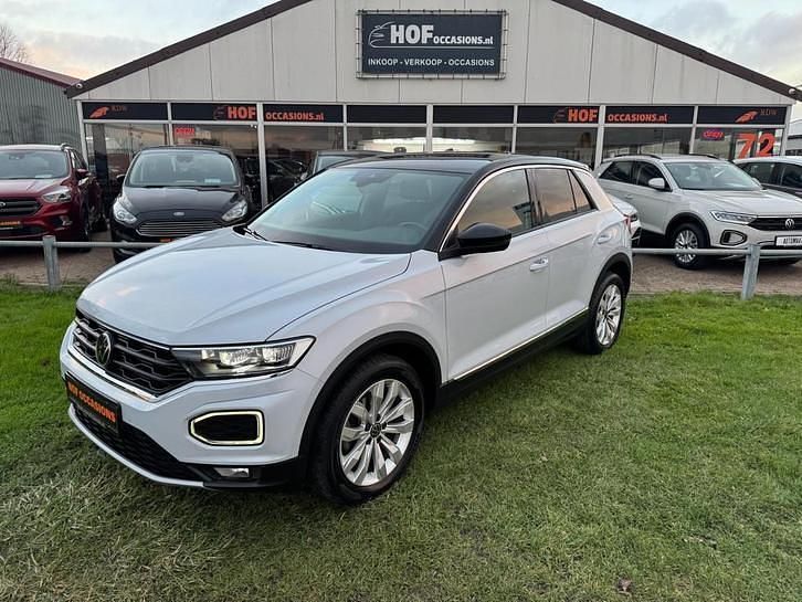 Wit Gebruikt 2021 VW T-Roc Sport SUV | € 22.750 (Super prijs) - Afbeelding 1/4