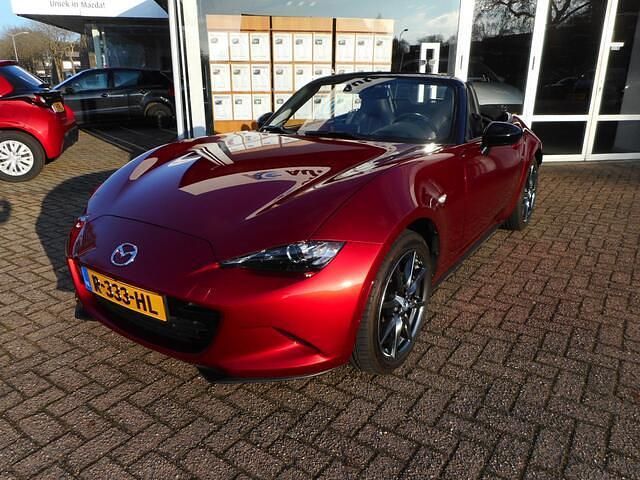 Rood Gebruikt 2019 Mazda MX5 Cabriolet | € 29.975 (Eerlijke prijs) - Afbeelding 1/4