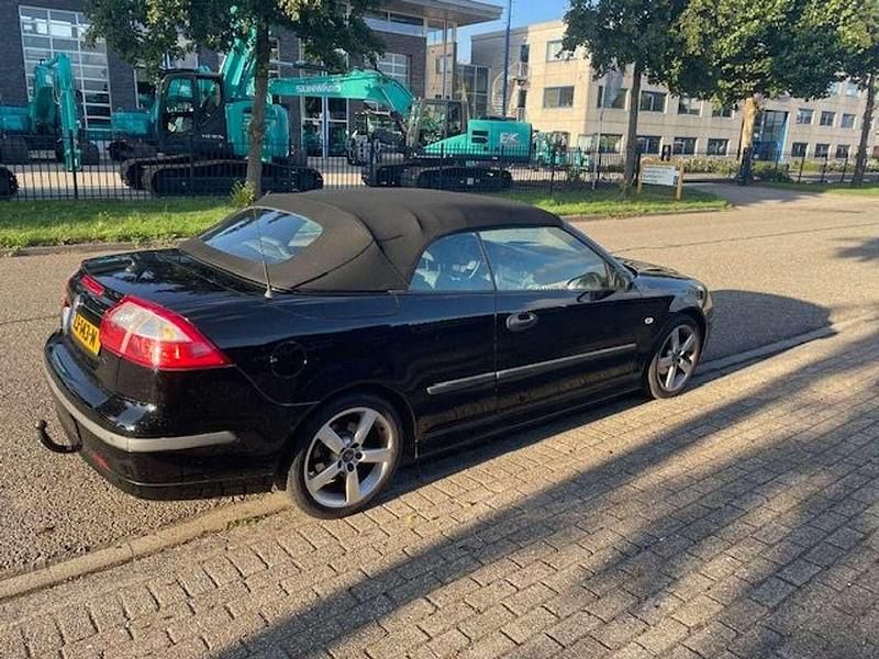 Zwart Gebruikt 2005 Saab 9-3 Cabriolet Linear Cabriolet | € 4.000 (Super prijs) - Afbeelding 1/4