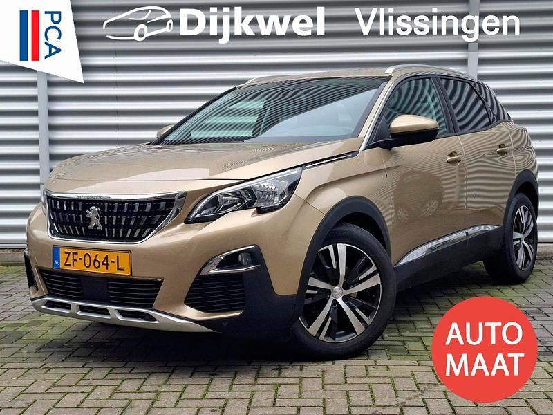 Geel Occasion 2017 Peugeot 3008 Allure SUV | € 16.450 (Eerlijke prijs) - Afbeelding 1/4
