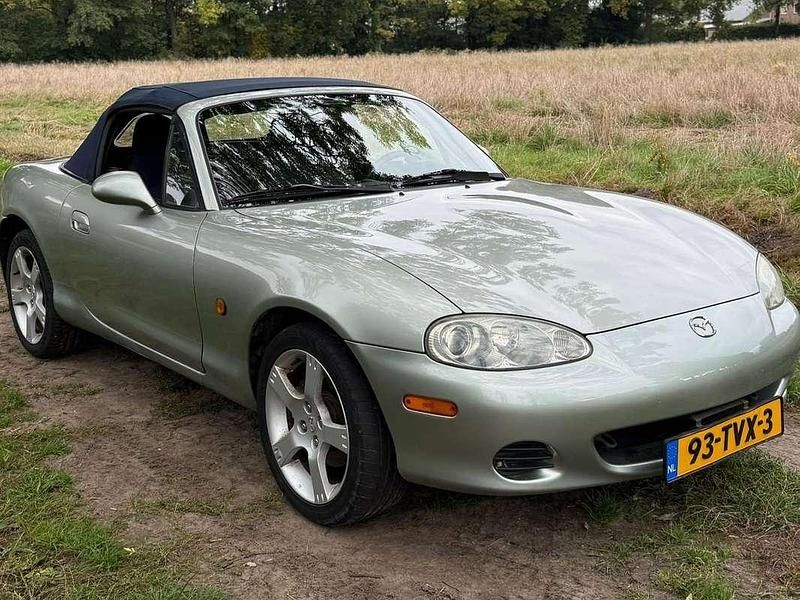 Occasion Mazda MX5 Exclusive 110 PK (80 kW) 2003 Zilver Cabriolet