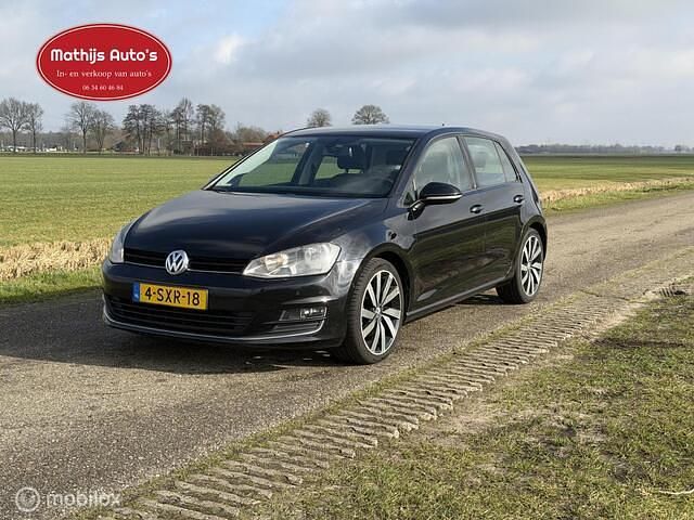 Occasion VW Golf VII Highline 110 PK (80 kW) 2014 Zwart Hatchback
