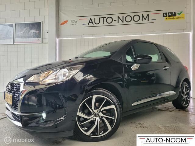 Zwart Gebruikt 2017 Citroën DS3 So Chic Hatchback | € 6.999 (Super prijs) - Afbeelding 1/4