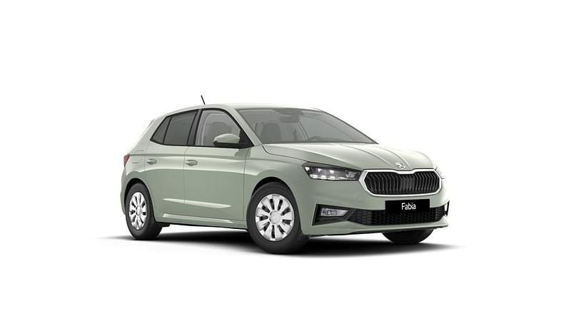 Nieuw Skoda Fabia Selection 95 PK (69 kW) 2026 Timiano green Hatchback
