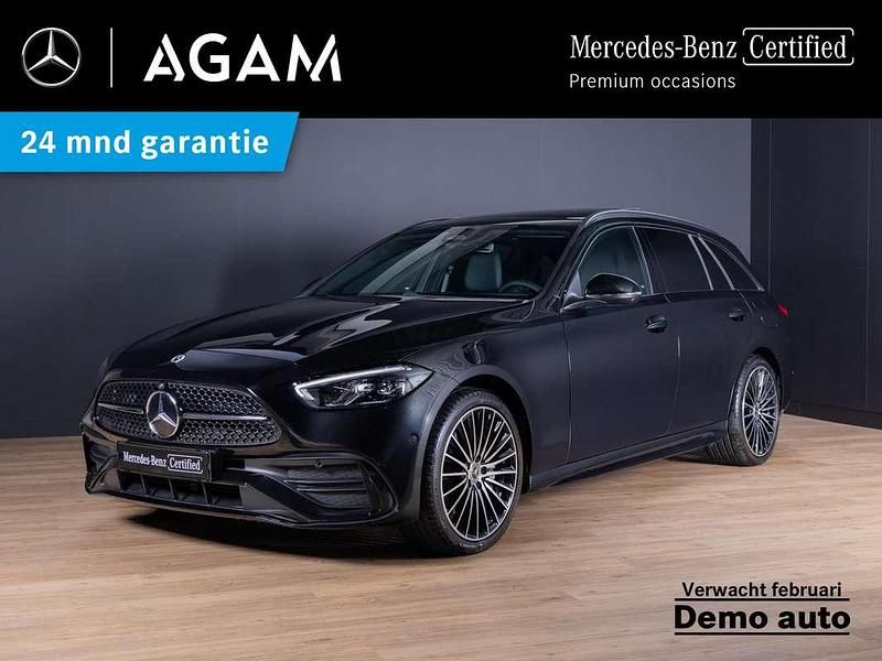 Zwart Occasion 2025 Mercedes C300e Business Stationwagen | € 55.950 (Duur) - Afbeelding 1/4