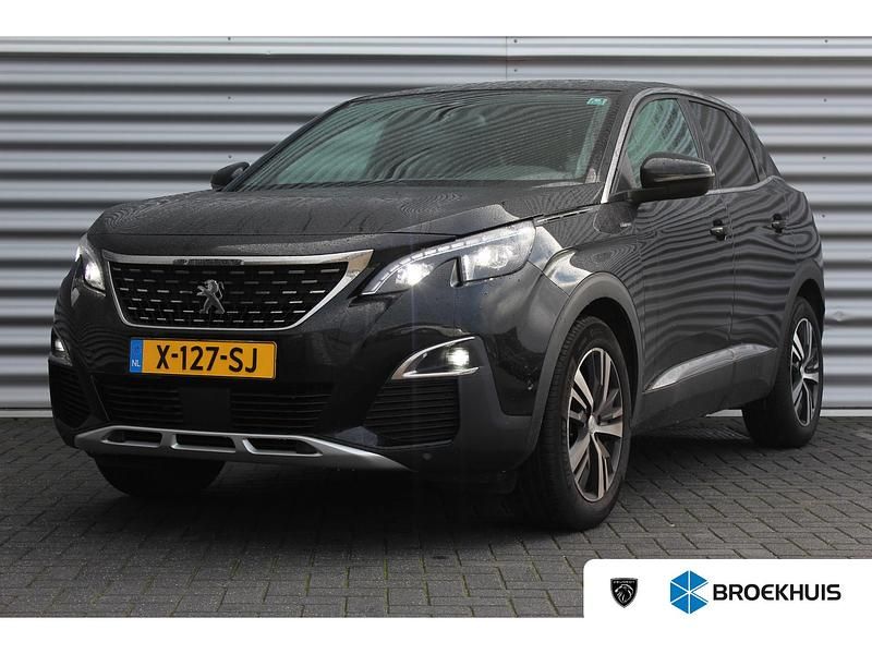 Zwart Gebruikt 2020 Peugeot 3008 GT-line SUV | € 19.395 (Eerlijke prijs) - Afbeelding 1/1