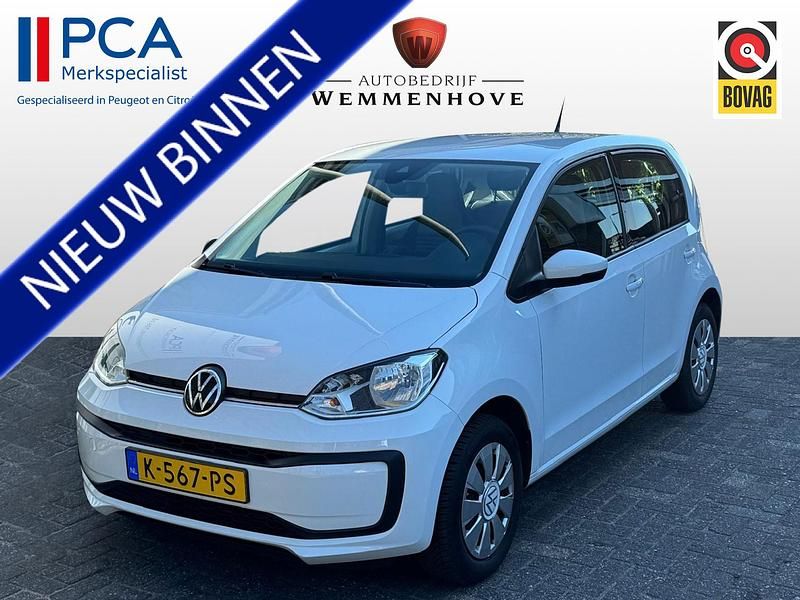 Wit Gebruikt 2021 VW up! move up! Hatchback | € 8.850 (Goede deal) - Afbeelding 1/4