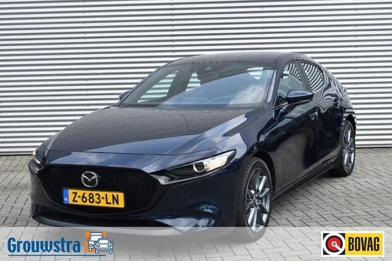 Blauw Gebruikt 2022 Mazda 3 Hatchback | € 24.740 (Eerlijke prijs) - Afbeelding 1/4