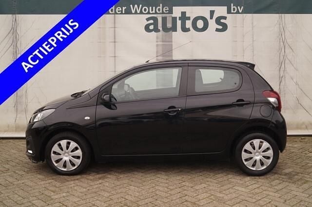 Zwart Gebruikt 2019 Peugeot 108 Premium Hatchback | € 6.900 (Eerlijke prijs) - Afbeelding 1/4