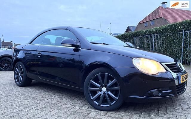 Zwart Gebruikt 2006 VW Eos Cabriolet | € 1.950 (Super prijs) - Afbeelding 1/4