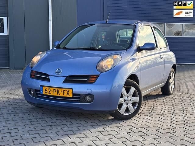 Occasion Nissan Micra Tekna 88 PK (64 kW) 2004 Blauw Hatchback