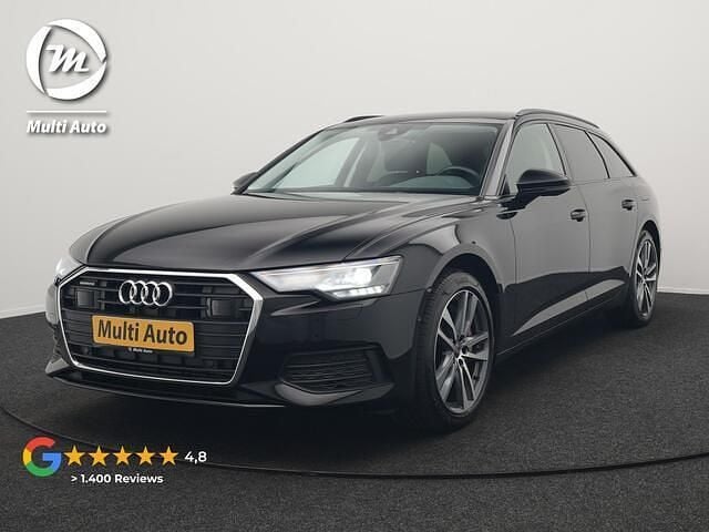 Zwart Gebruikt 2021 Audi A6 Proline Stationwagen | € 34.740 (Super prijs) - Afbeelding 1/3