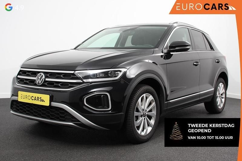 Zwart Gebruikt 2022 VW T-Roc Style SUV | € 27.440 (Goede deal) - Afbeelding 1/4