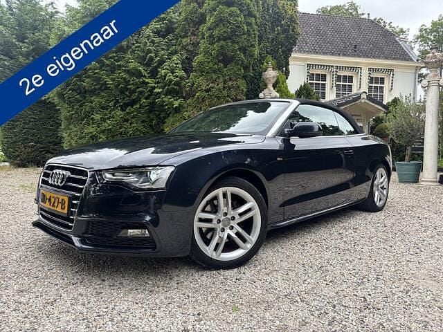 Blauw Gebruikt 2016 Audi A5 Cabriolet S-Line Cabriolet | € 21.499 (Iets duurder) - Afbeelding 1/4