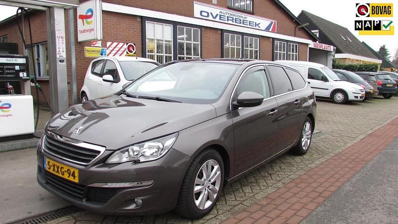 Bruin (metallic) Occasion 2014 Peugeot 308 SW Stationwagen | € 5.500 (Eerlijke prijs) - Afbeelding 1/4