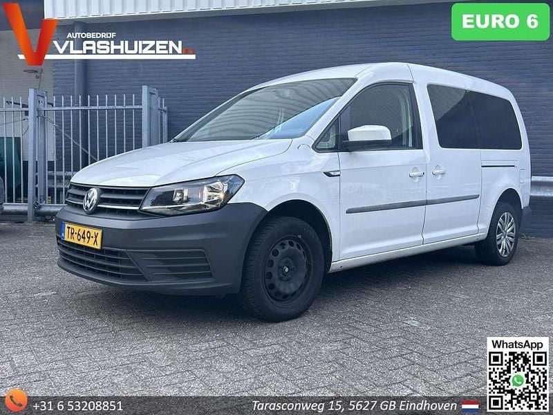 Wit Gebruikt 2018 VW Caddy Maxi Comfortline MPV | € 9.950 (Super prijs) - Afbeelding 1/4