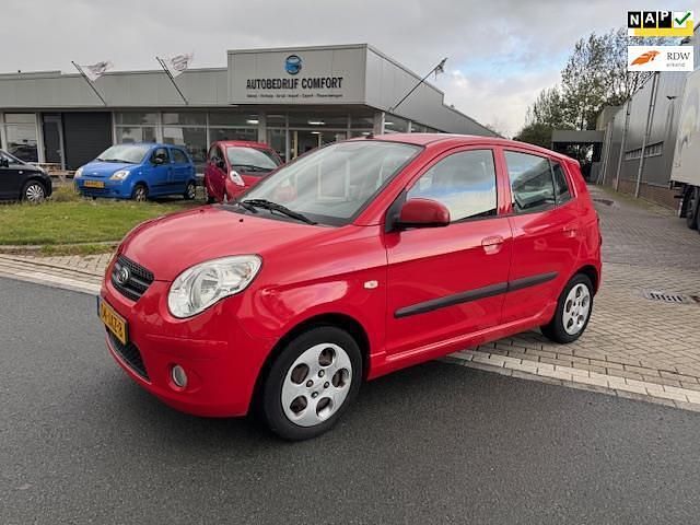 Rood Gebruikt 2009 Kia Picanto Hatchback | € 2.699 (Eerlijke prijs) - Afbeelding 1/4