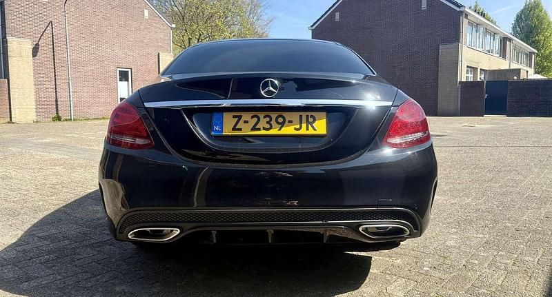 Occasion Mercedes C160 AMG 129 PK (94 kW) 2018 Zwart Coupé