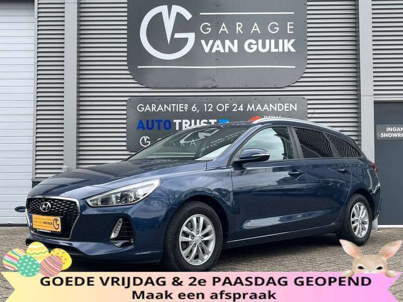 Blauw, metallic lak Gebruikt 2018 Hyundai i30 Stationwagen | € 12.995 (Eerlijke prijs) - Afbeelding 1/3