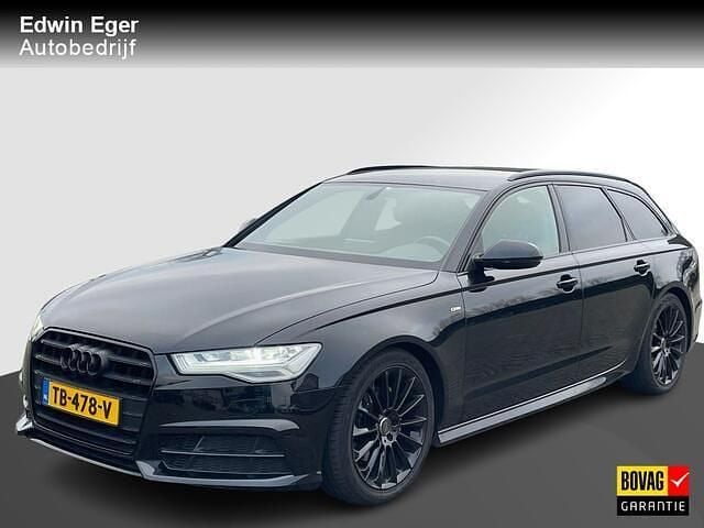 Zwart Gebruikt 2018 Audi A6 S-Line Stationwagen | € 27.950 (Goede deal) - Afbeelding 1/4