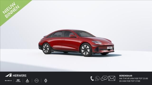 Rood Nieuw 2025 Hyundai Ioniq 6 Style Sedan | € 37.595 - Afbeelding 1/4