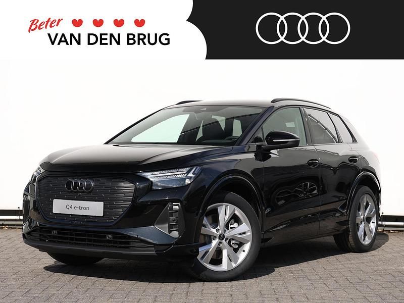Zwart Nieuw 2025 Audi Q4 e-tron Advanced SUV | € 53.326 (Eerlijke prijs) - Afbeelding 1/4